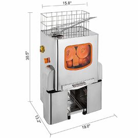 Máquina anaranjada comercial profesional del Juicer de la alimentación auto para la tienda 375 x 412x 640m m