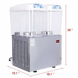 Los tanques dobles 18 L dispensador frío comercial de la bebida/dispensador frío de la bebida