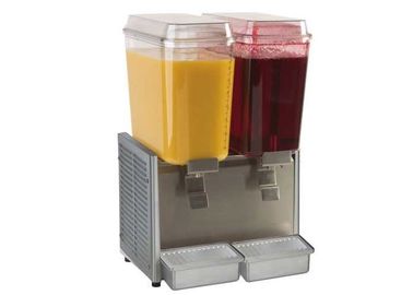 dispensador caliente o frío del zumo de fruta 9L×2 de la bebida con el sistema de calefacción, mezcla, rociando