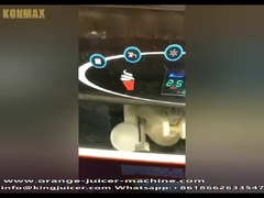 Soft Ice Cream Vending Machine 56 Flavors Real Time Control