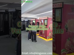 Máquina expendedora de jugo de naranja recién exprimido Konmax