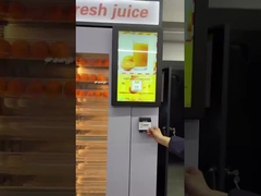 Máquina de venta de jugo fresco y frío de pantalla táctil 24 horas para autoservicio