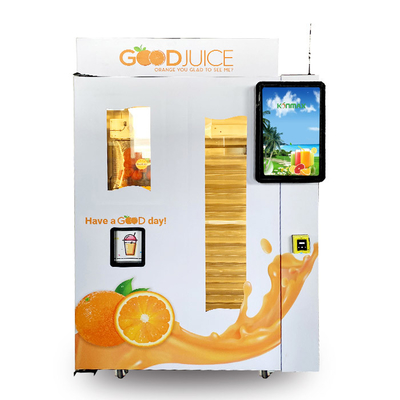 Máquina expendedora auto del zumo de fruta, máquina expendedora anaranjada de los pagos multi con el LCD