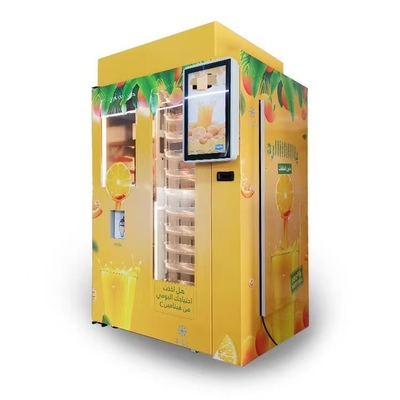 24 horas del uno mismo del servicio de fruta fresca de la pantalla anaranjada de Juice Drinks Vending Machine Touch 12 onzas