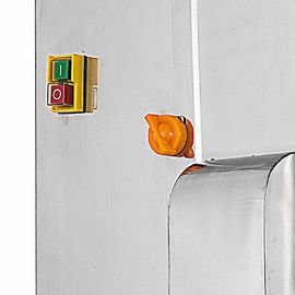 La seguridad anaranjada de la máquina del Juicer del hogar cortada cambia el panel táctil