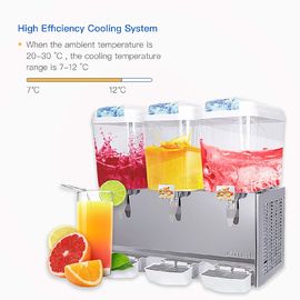 18 L X 3 que se refrescan y máquina fría de mezcla del dispensador de la bebida de la bebida para el partido/el restaurante
