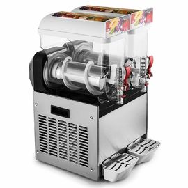Máquina del Smoothie de la máquina del aguanieve del hielo de dos cuencos con un sistema más fresco para el restaurante