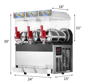 máquinas comerciales del aguanieve de Margarita de la máquina del perrito del aguanieve 15L para el restaurante