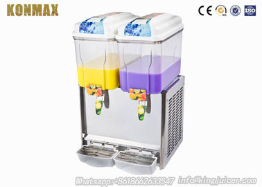 Dispensador del jugo de los tanques dobles comerciales/máquina fríos del dispensador de la bebida
