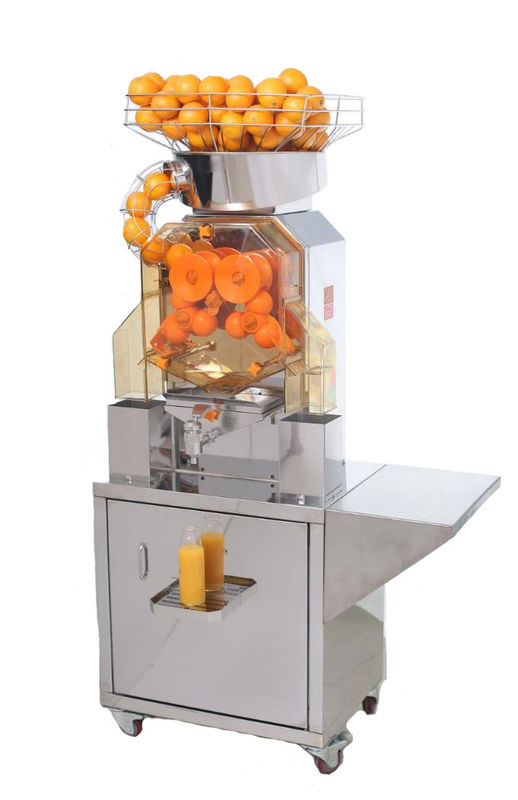 Máquina anaranjada comercial automática del Juicer con el interruptor del panel táctil