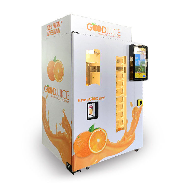 Máquina expendedora fresca del zumo de naranja de la Arabia Saudita con el sistema de esterilización del ozono