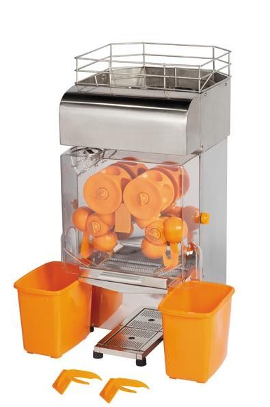 Máquina anaranjada comercial 220V automático lleno 50hz del Juicer del jugo fresco elegante