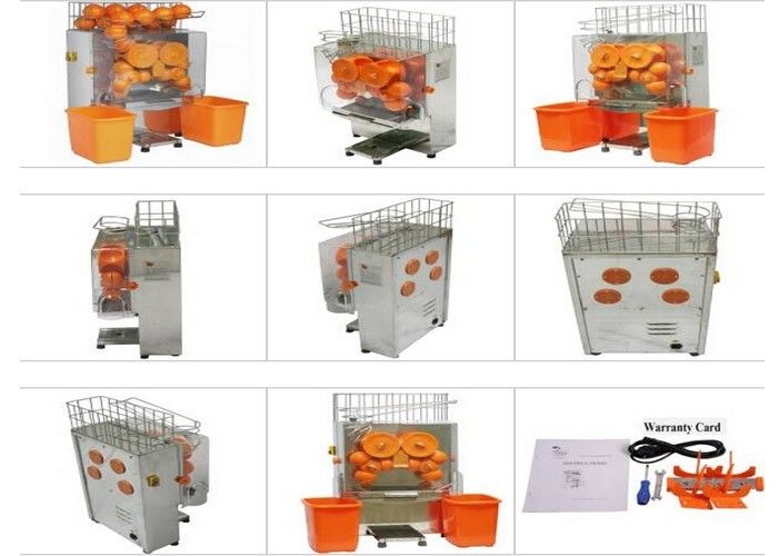 Máquina anaranjada comercial anticorrosión del Juicer de los SS, exprimidor automático de la naranja del limón
