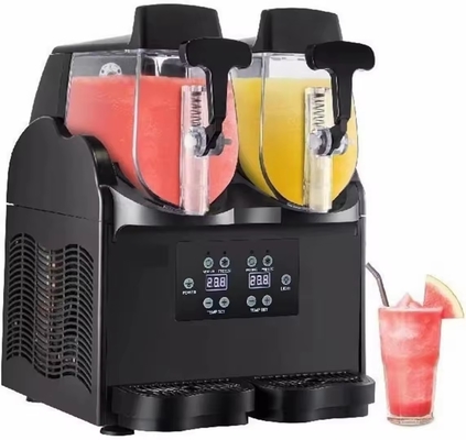 quality 3Lx2 Máquina Slushie de tanque para el hogar Máquina Slush Puppy comercial de 370W para bebidas congeladas Limpie automático factory